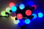 Rich Led Светодиодная гирлянда большие шарики соединяемая 220 В, IP65 RL-T5-20C-40B-B/RGB