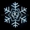 Rich Led RL-SFDL103:D-W Снежинка-смайлик диаметром 103 см 220 B
