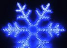 Rich Led Уличная светодиодная гирлянда Снежинка премиум матовая 40 см, RL-SFDLM40-B