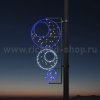 Rich Led RL-KN-071 Светодиодные уличные консоли круги 1,5м на 0,60 м
