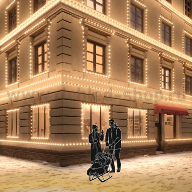 Фотография товара 'Rich Led Светодиодный Белт-лайт 2-х проводной, 220 В, IP54 RL-BL2-50M-250-W'