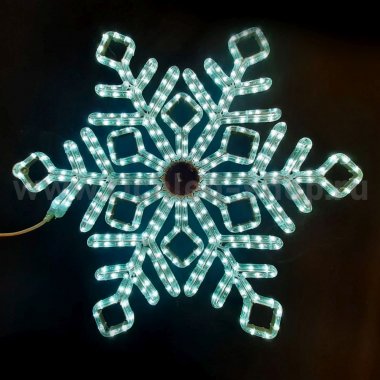 Фотография товара 'Rich Led Уличная светодиодная гирлянда Снежинка премиум 70 см, RL-SFDL70-W'