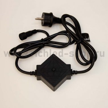 Фотография товара 'Rich Led Блок питания с контроллером (8 режимов, память) для сеток RL-Cn4-N-220-B'