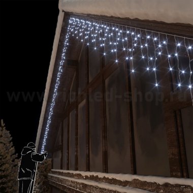 Фотография товара 'Rich Led Светодиодная бахрома, постоянное свечение, соединяемая, IP65 RL-i3*0.5-RW/W'