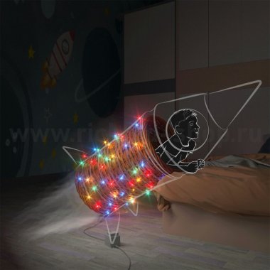 Фотография товара 'Rich Led Светодиодная гирлянда, мерцающая, соединяемая, IP54 RL-S10CF-24V-T/M'