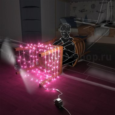 Фотография товара 'Rich Led Светодиодная гирлянда, постоянное свечение, соединяемая, IP65 RL-S10C-24V-CW/P'