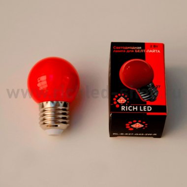 Фотография товара 'Rich Led Лампа светодиодная RL-BL-E27-G45-R'