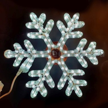 Фотография товара 'Rich Led Уличная светодиодная гирлянда Снежинка премиум 40 см, RL-SFDL40-W'