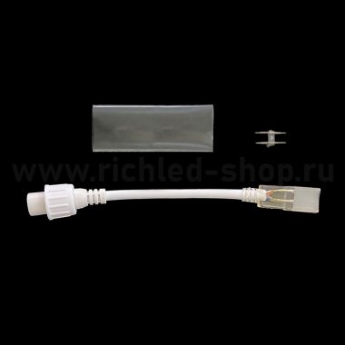 Фотография товара 'Rich Led Переходник нить - односторонний неон RL-EC2-015-S-FX816-W'