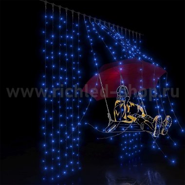 Фотография товара 'Rich Led Светодиодный занавес, соединяемый, 220 В, IP54 RL-C2*2-T/B'