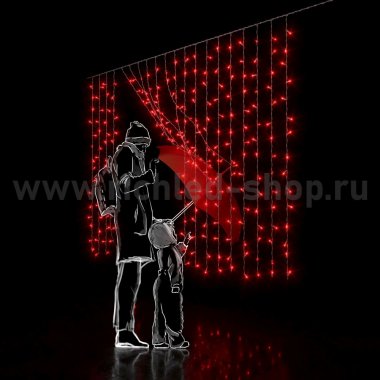 Фотография товара 'Rich Led Светодиодный занавес (дождь) RL-CS2*1.5-CT/R'