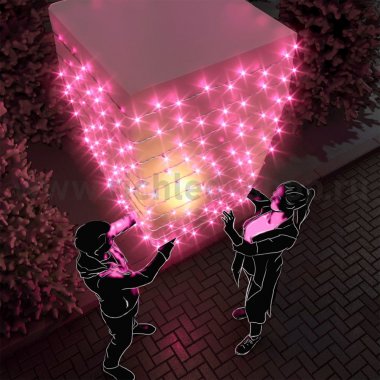 Фотография товара 'Rich Led Светодиодная гирлянда, мерцающая, с герметичным колпачком, соединяемая, IP65 RL-S10CF-220V-CW/P'