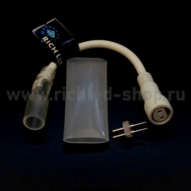 Фотография товара 'Rich Led Переходник 2 pin дюралайт, RL-EC2-015-DL-S-W'
