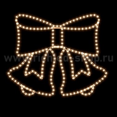 Фотография товара 'Rich Led RL-FD-015WW 2Д Елочная игрушка Двойной колокольчик В*Ш: 700х850 мм'