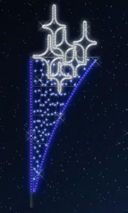 Фотография товара 'Rich Led RL-KN-040 Светодиодные уличные консоли Факел Высота 1,37 м на 0,51 м'