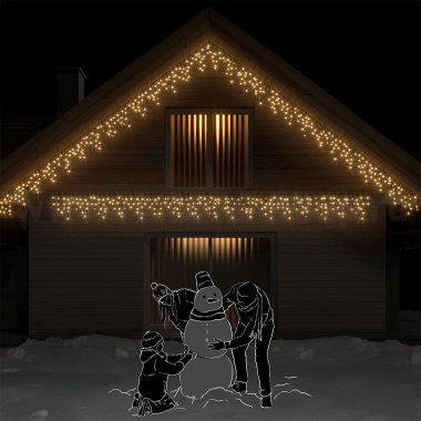 Фотография товара 'Rich Led Светодиодная бахрома соединяемая, постоянное свечение, IP65 RL-i3*0.5-RB/WW'