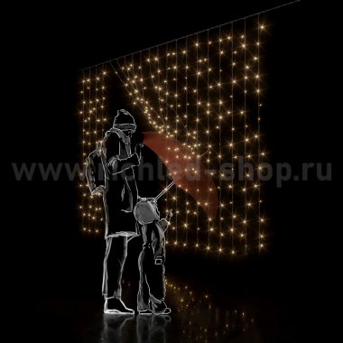 Фотография товара 'Rich Led Светодиодный занавес (дождь) RL-CS2*1.5-CT/WW'