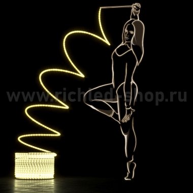 Фотография товара 'Rich Led Светодиодный дюралайт 2-х проводной, свечение 360°, 220 В RL-DL-2WHM-100-240-WW'