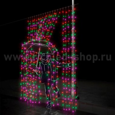 Фотография товара 'Rich Led Светодиодный занавес (дождь) RL-C2*3-CW/M'