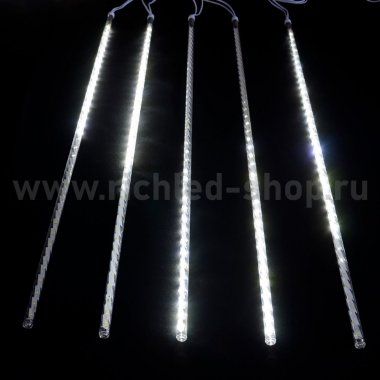 Фотография товара 'Rich Led Тающая сосулька светодиодная, соединяемая по 2 набора, витая форма, IP54 RL-MT10*0.8C-12V-W/W'