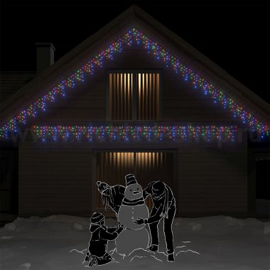 Фотография товара 'Rich Led Светодиодная бахрома, постоянное свечение, соединяемая, IP54 RL-i3*0.5-B/M'