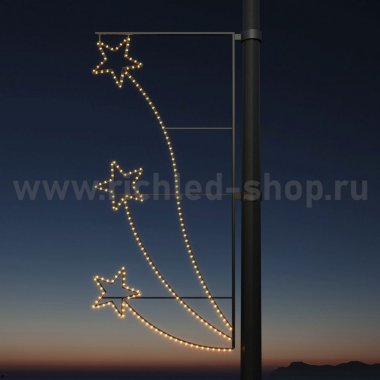 Фотография товара 'Rich Led RL-KN-011Y Светодиодные уличные консоли Звезды №1 Размер: 0,83 м на 1,74 м'