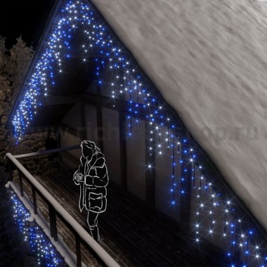 Фотография товара 'Rich Led Светодиодная бахрома соединяемая, мерцающая, IP54 RL-i3*0.9F-B/BW'