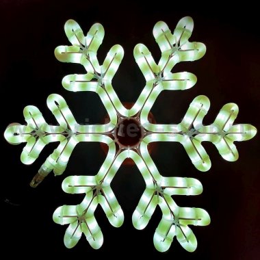 Фотография товара 'Rich Led Уличная светодиодная гирлянда Снежинка премиум матовая 40 см, RL-SFDLM40-W'