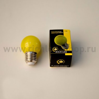 Фотография товара 'Rich Led Лампа для белт-лайт, E27, RL-B-E27-G45-2W-Y'