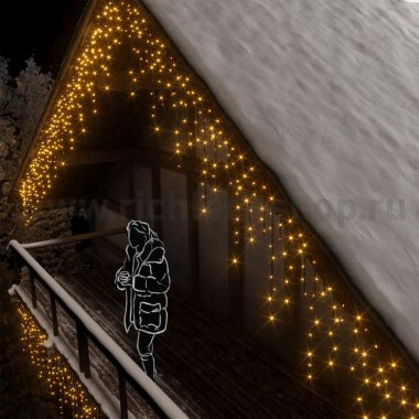 Фотография товара 'Rich Led Светодиодная бахрома соединяемая, мерцающая, IP54 RL-i3*0.9F-B/Y'