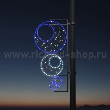 Фотография товара 'Rich Led RL-KN-071 Светодиодные уличные консоли круги 1,5м на 0,60 м'