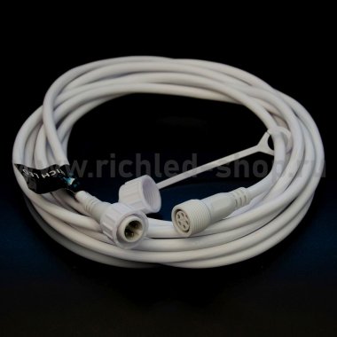 Фотография товара 'Rich Led Удлинитель 5 м, 5 pin, 5-ти проводной, соединяемый, влагозащищенный RL-EC5-5-W'