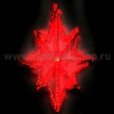Фотография товара 'Rich Led Снежинка светодиодная мерцающая, 220 B, IP54 RL-ST60-R'