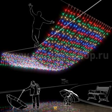 Фотография товара 'Rich Led Светодиодный занавес (дождь) RL-C2*6-CW/M'