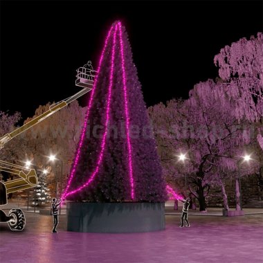 Фотография товара 'Rich Led Светодиодная гирлянда мерцание, герметичный трансформатор 220/24 В IP 65 RL-S3*20F-B/P'