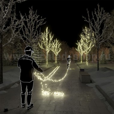 Фотография товара 'Rich Led Светодиодная гирлянда, постоянное свечение, IP55 RL-S5*20-T/WW'