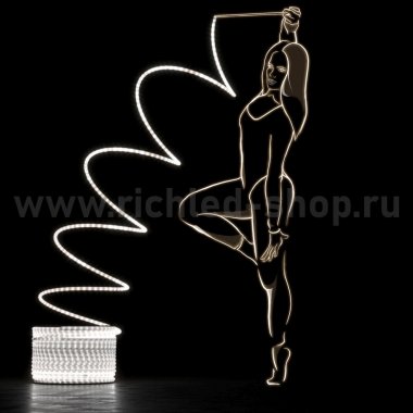 Фотография товара 'Rich Led Светодиодный дюралайт 2-х проводной, свечение 360°, 220 В RL-DL-2WHM-100-240-W'