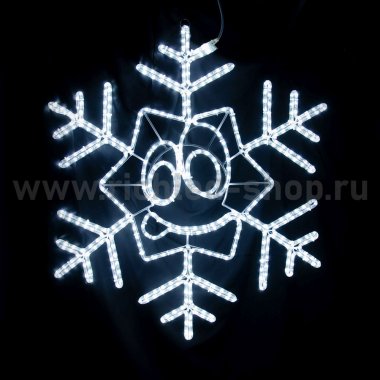 Фотография товара 'Rich Led RL-SFDL103:P-W Снежинка-смайлик диаметром 103 см 220 B'