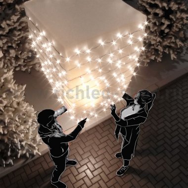 Фотография товара 'Rich Led Светодиодная гирлянда Нить 10 м, мерцающая, RL-S10CF-220V-RW/W'