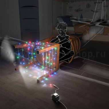 Фотография товара 'Rich Led Светодиодная гирлянда, соединяемая, постоянное свечение, IP54 RL-S10C-24V-T/M'