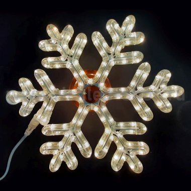 Фотография товара 'Rich Led Уличная светодиодная гирлянда Снежинка премиум 40 см, RL-SFDL40-WW'