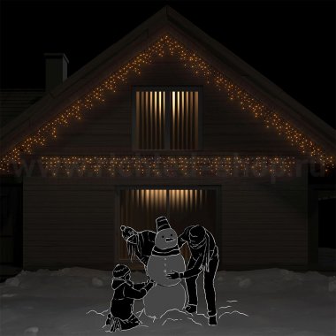 Фотография товара 'Rich Led Светодиодная бахрома, постоянное свечение, соединяемая, IP54 RL-i3*0.5-B/Y'