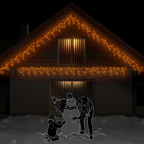 Фотография товара 'Rich Led Светодиодная бахрома, постоянное свечение, соединяемая, IP65 RL-i3*0.5-RB/Y'