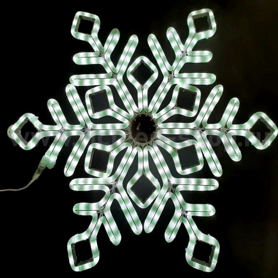 Фотография товара 'Rich Led Уличная светодиодная гирлянда Снежинка премиум матовая 70 см, RL-SFDLM70-W'