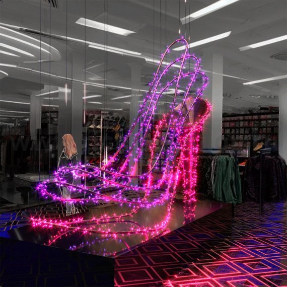 Фотография товара 'Rich Led Светодиодная гирлянда, мерцающая, соединяемая, IP54 RL-S10CF-220V-T/V'