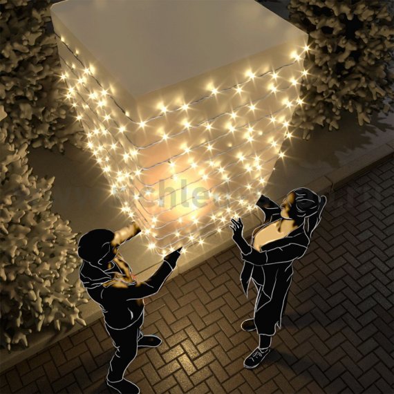 Фотография товара 'Rich Led Светодиодная гирлянда, мерцающая, с герметичным колпачком, соединяемая, IP65 RL-S10CF-220V-CT/WW'