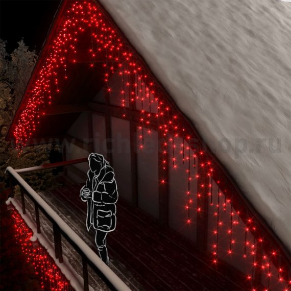 Фотография товара 'Rich Led Светодиодная бахрома соединяемая, мерцающая, IP54 RL-i3*0.9F-B/R'