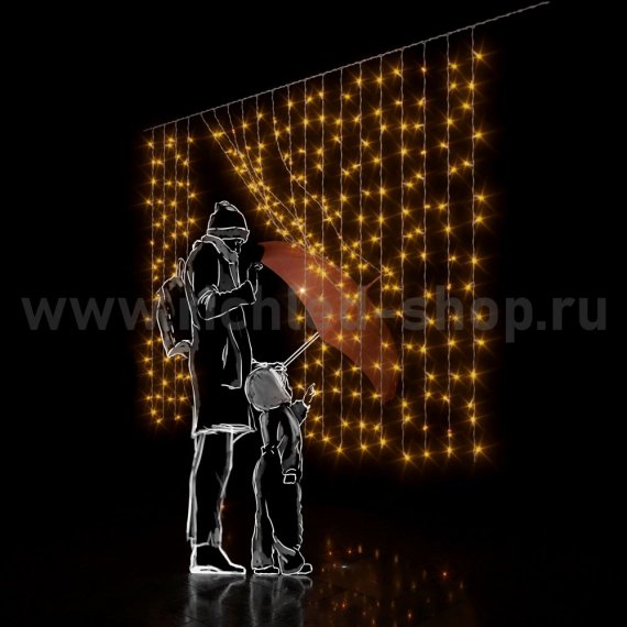 Фотография товара 'Rich Led Светодиодный занавес (дождь) RL-CS2*1.5F-CT/Y'