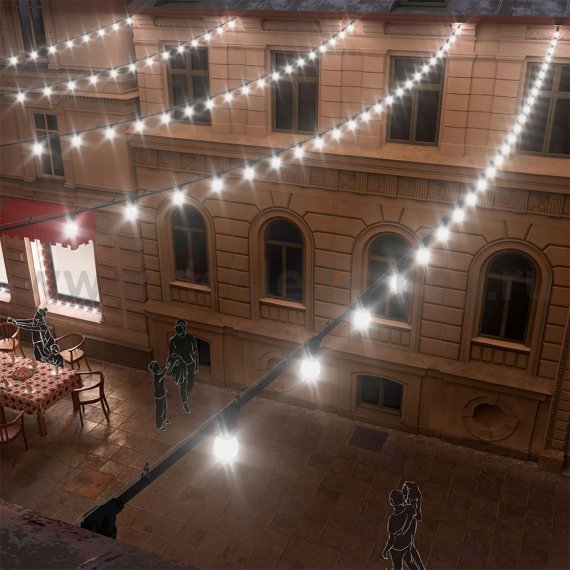 Фотография товара 'Rich Led Светодиодный Белт-лайт 2-х проводной, 220 В, IP54 RL-BL2-50M-125-B'