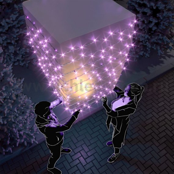 Фотография товара 'Rich Led Светодиодная гирлянда, мерцающая, с герметичным колпачком, соединяемая, IP65 RL-S10CF-220V-CW/V'